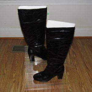 nickels boots black